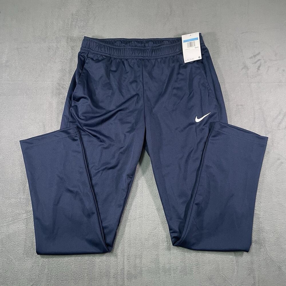 Nike Dri-Fit Pants Navy Womens Medium Polyester Athletic Workout CN9523-419